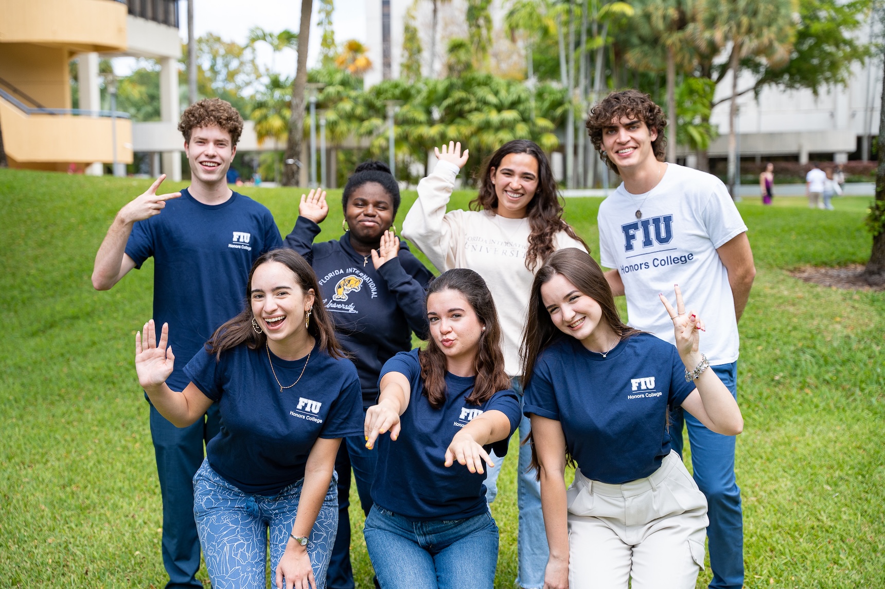 Group of Study Abroad content creators