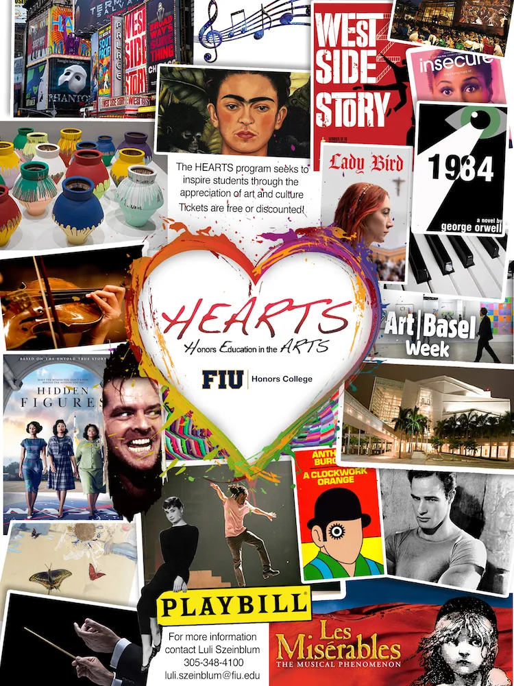 FIU Honors HEARTS poster