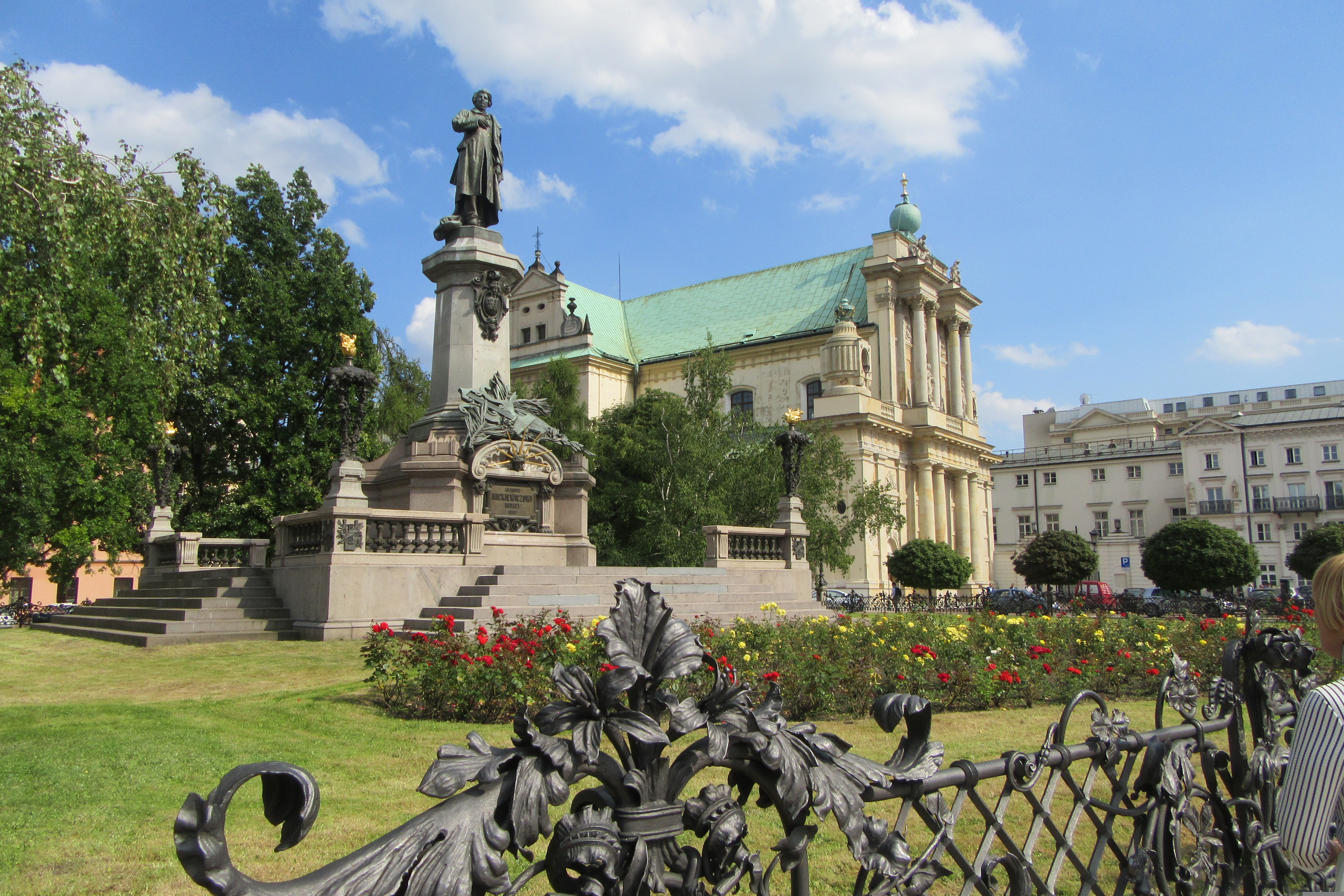 Monument in Warsaw, Poland