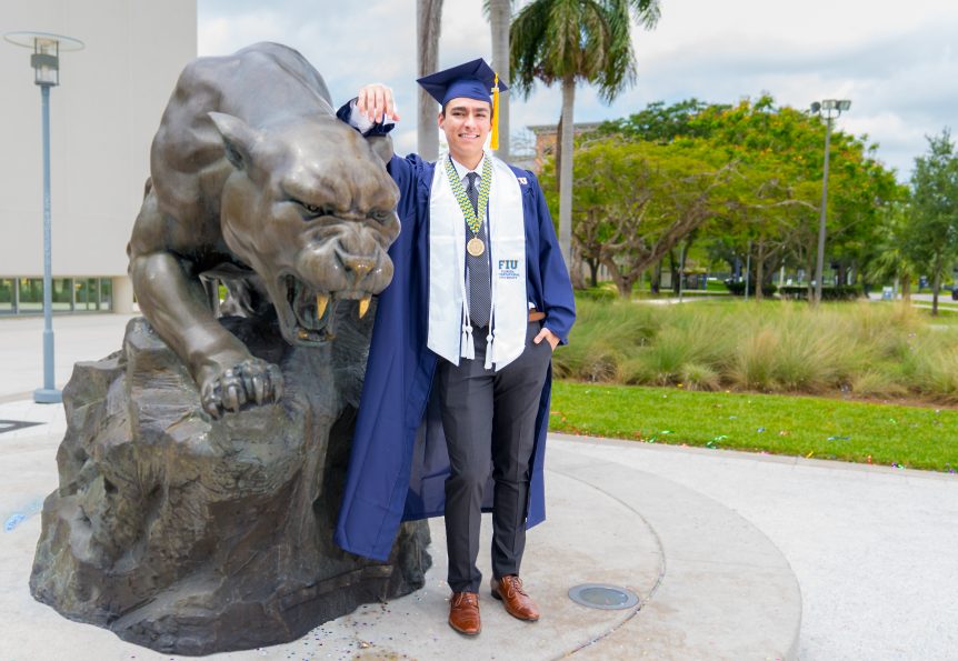 Emanuel Arias graduation photo